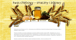 Desktop Screenshot of kwas-chlebowy.com
