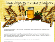 Tablet Screenshot of kwas-chlebowy.com